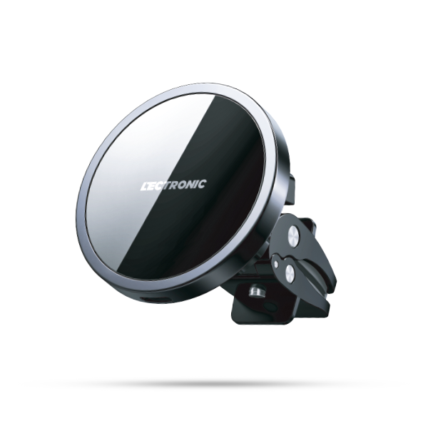 Lectronic Magnetic Wireless Car Charger - Black