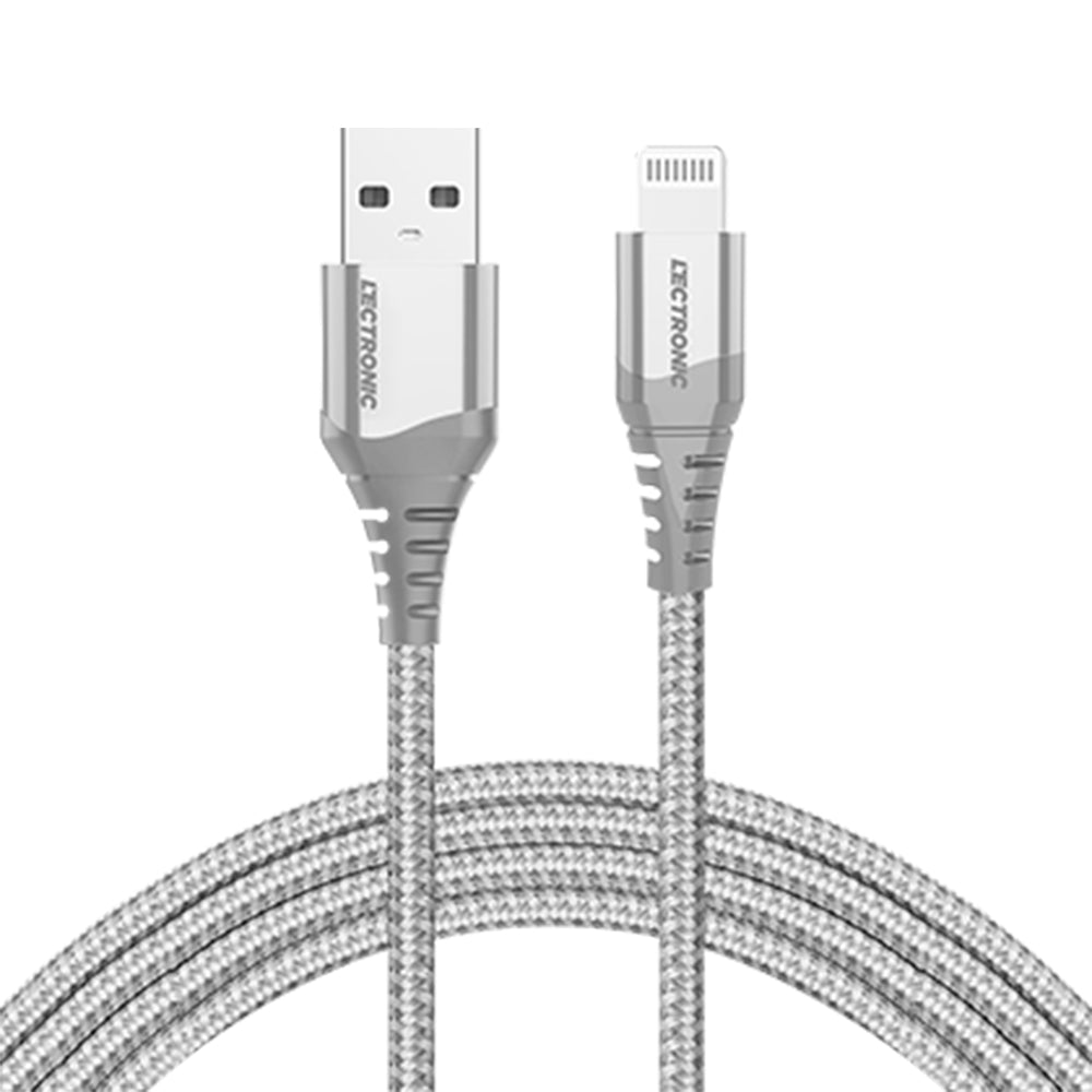 LECTRONIC Cable Charger USB-A To Lightning Nylon-1.5M . Gray