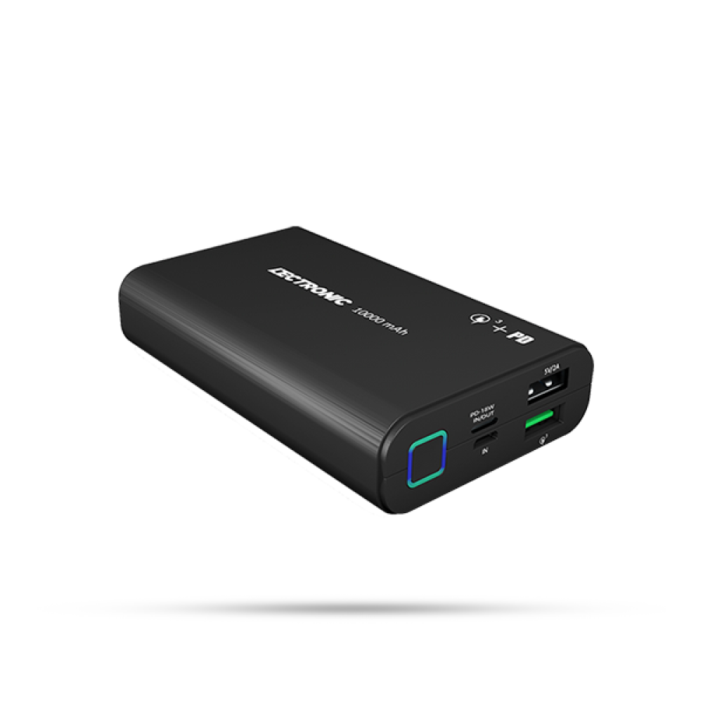 Electronik Glorious Power Bank - 10000 mAh - Black